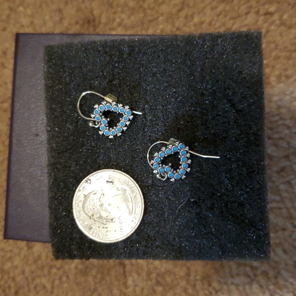 Elegant Silver Heart Earrings